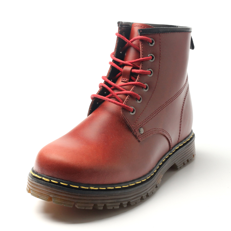 Full Grain Upper Lace Up Ankle Marten Boots